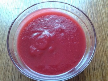 pomme fraise rhubarbe