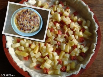 quiche p de t chorizo