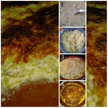 rapé de courgettes jambon