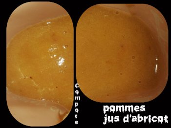 compote pomme jus abricot