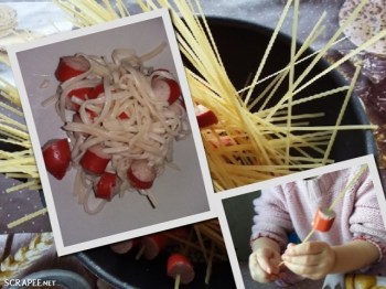 spaghettis saucisse