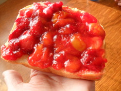 compotée fraises pêches