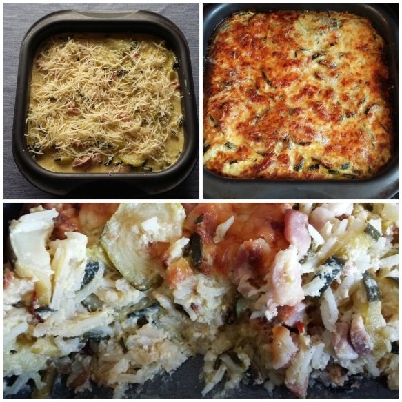 gratin de riz courgettes