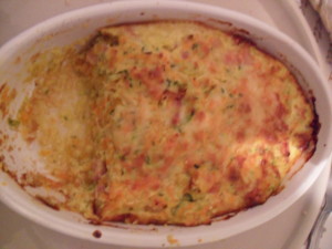 gratin de râpé
