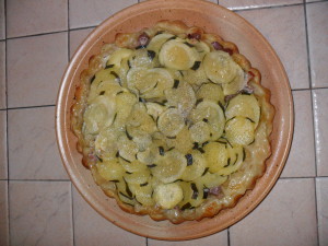 tatin à la courgette
