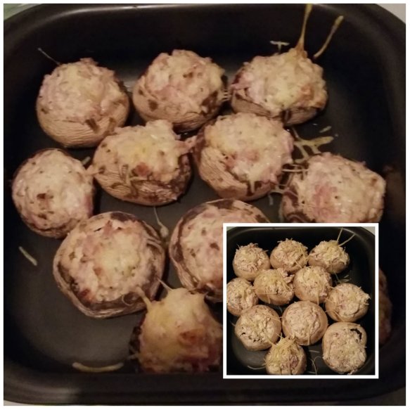 champignon farcis boursin