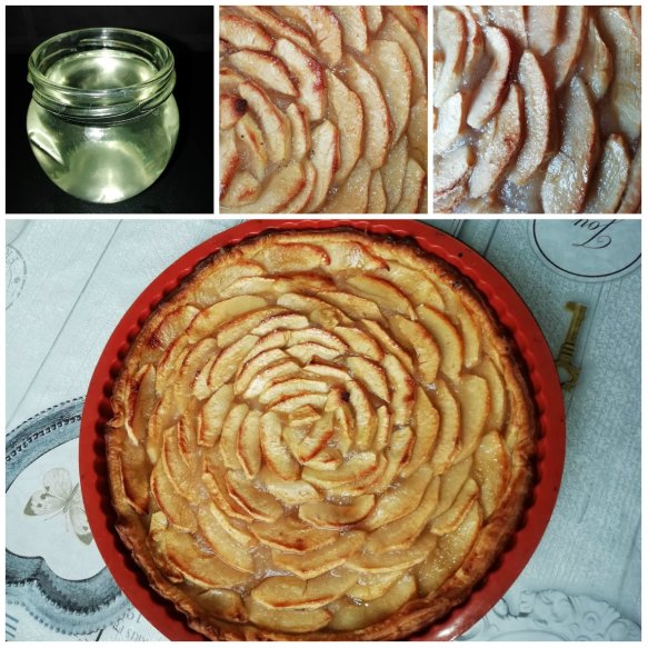 tarte aux pomme nappage