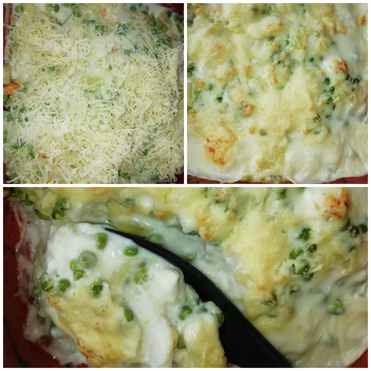 gratin cabillaud légumes